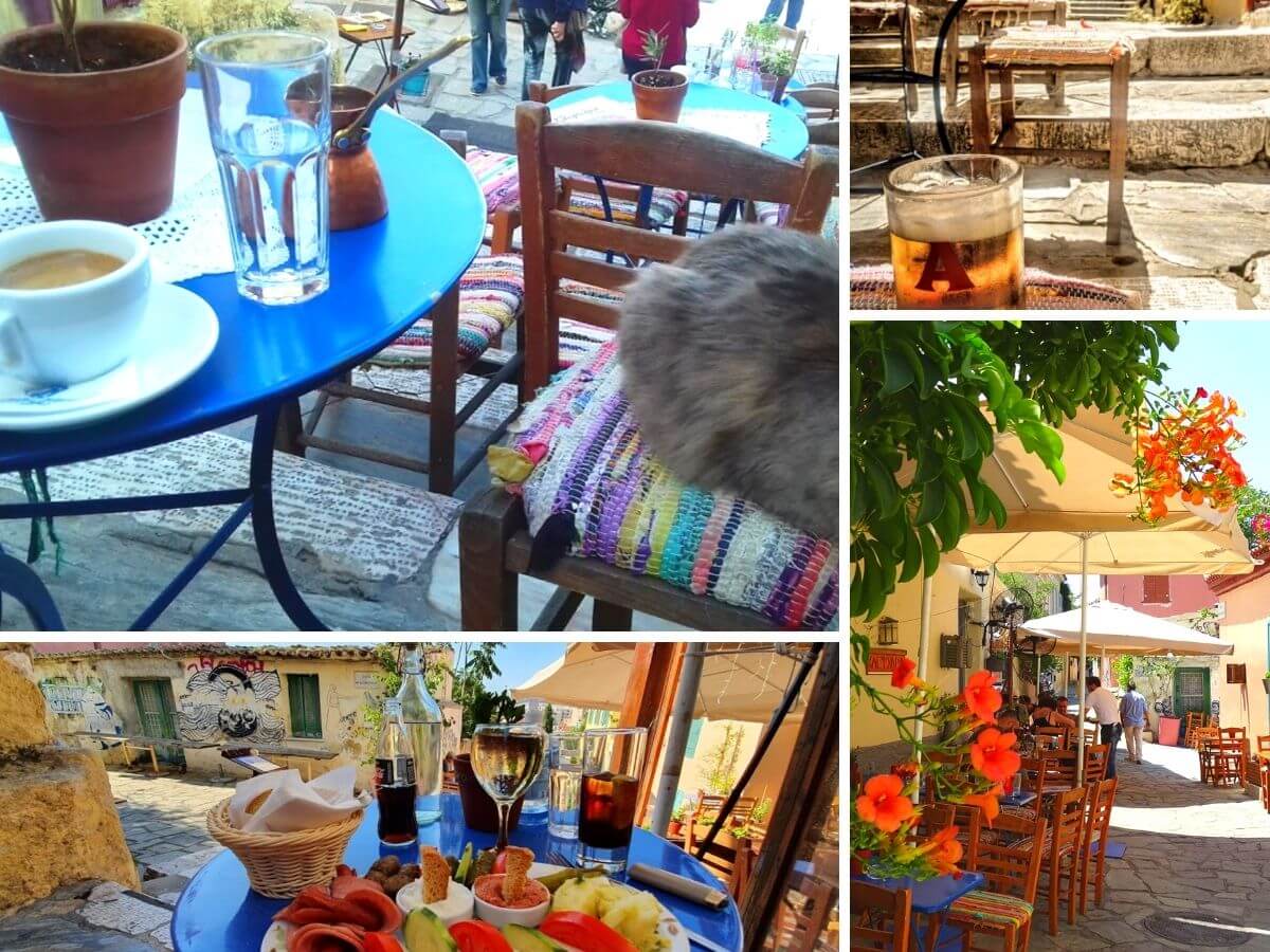 Food and drink at Klepsidra Kafe in Plaka