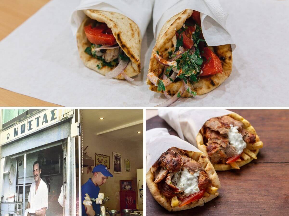 Kostas traditional souvlaki in Athens