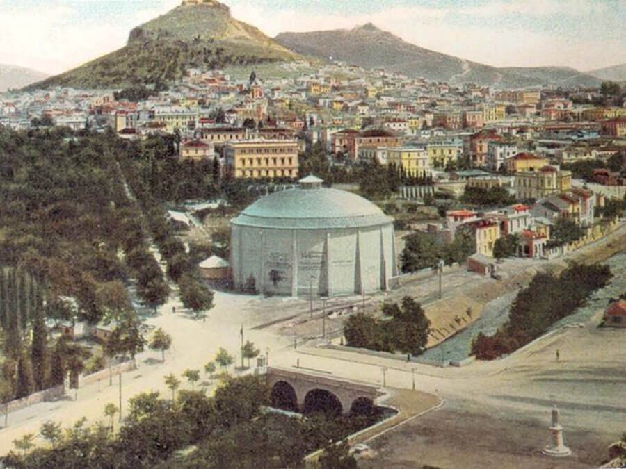 Bridge of the Ilissos river, Athens 1906