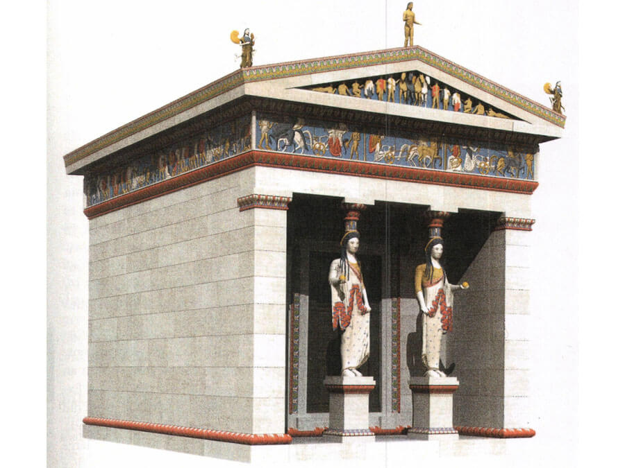 Reconstruction of the Siphnian Treasury at Delphi