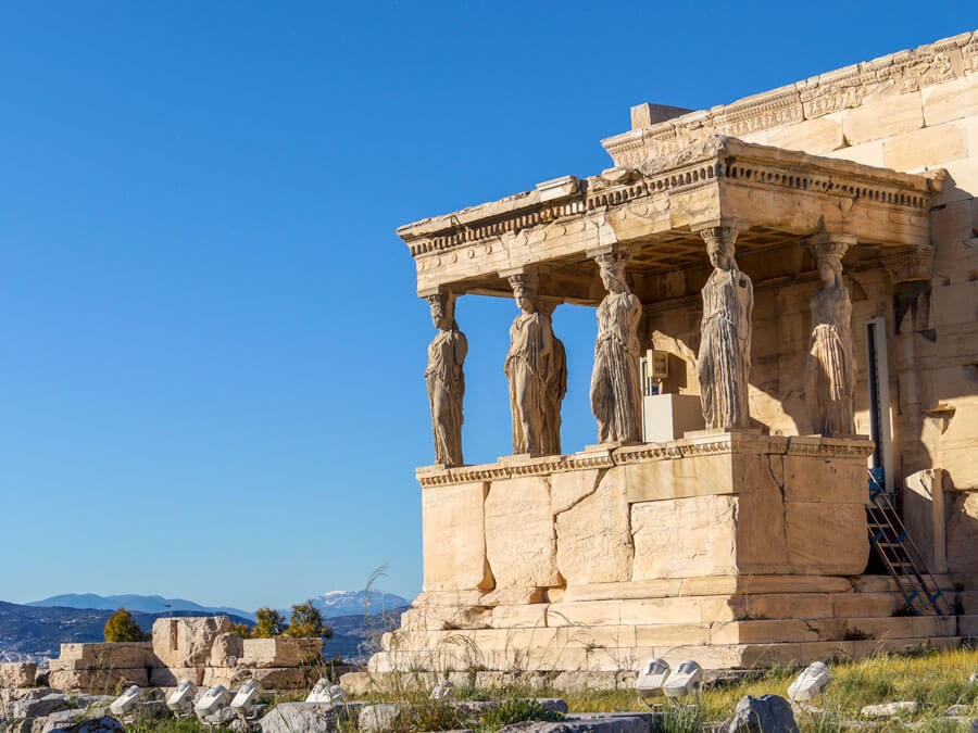 The Caryatids of Erechtheion