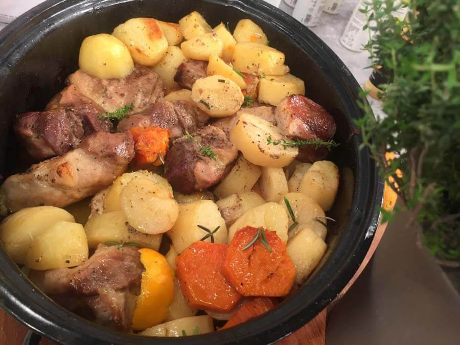 The traditional dish for Christmas in Greece