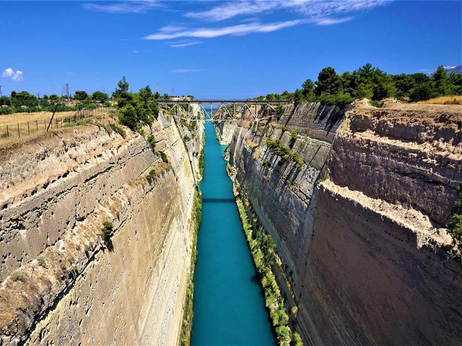 The Isthmus of Corinth, day trip from Athens