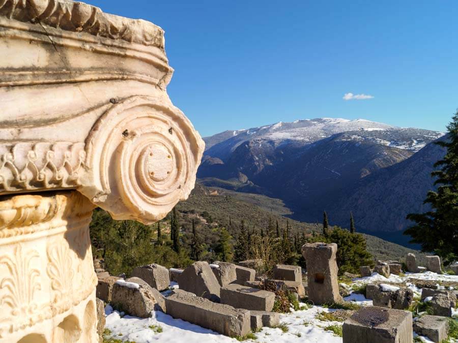 Part of the site in Delphi