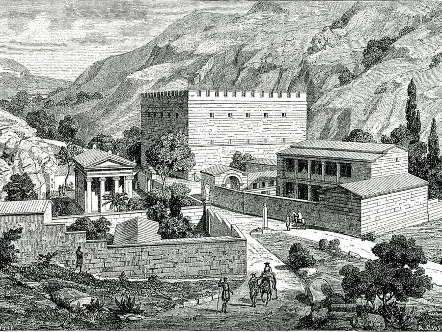 The road from Eleusis to Athens