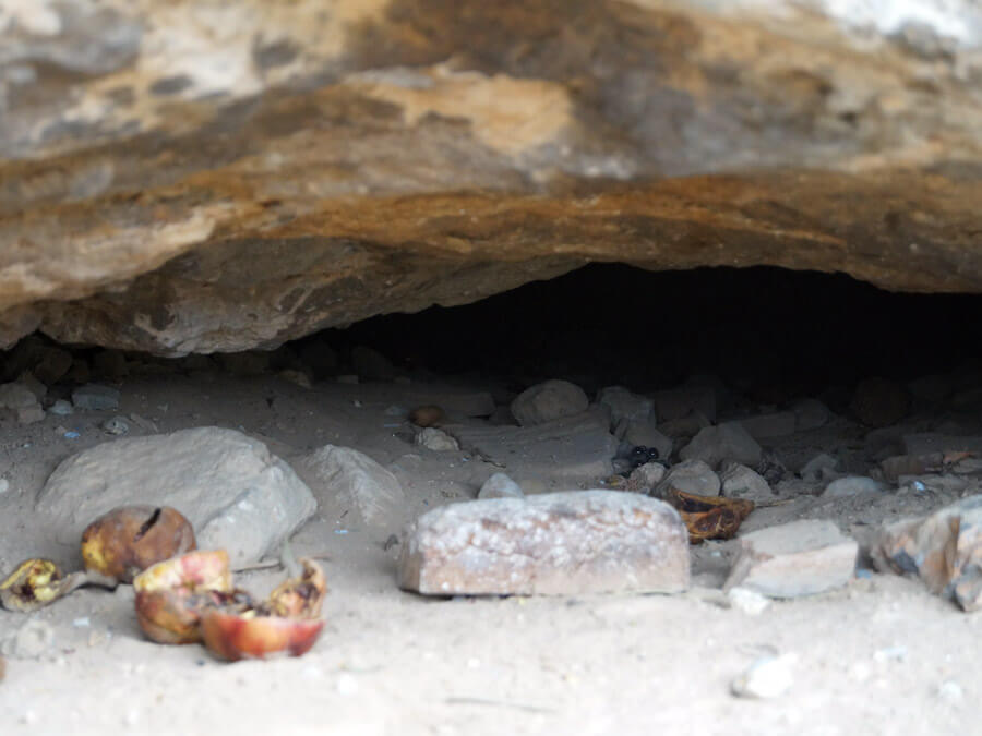 The cave next to Ploutonion