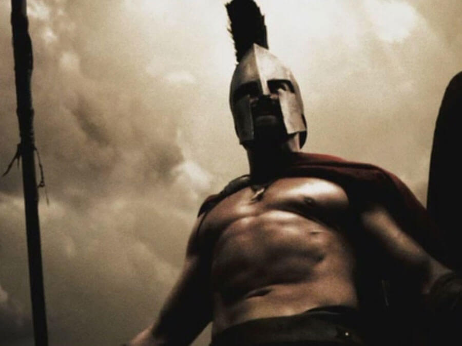 Gerard Butler in "300"