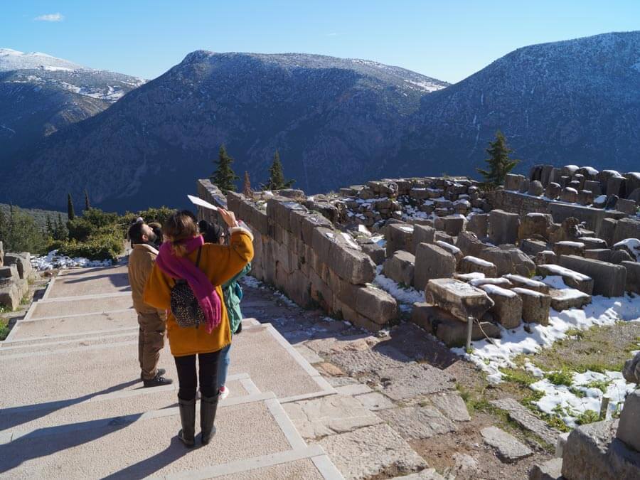 The archaeological site of Delphi