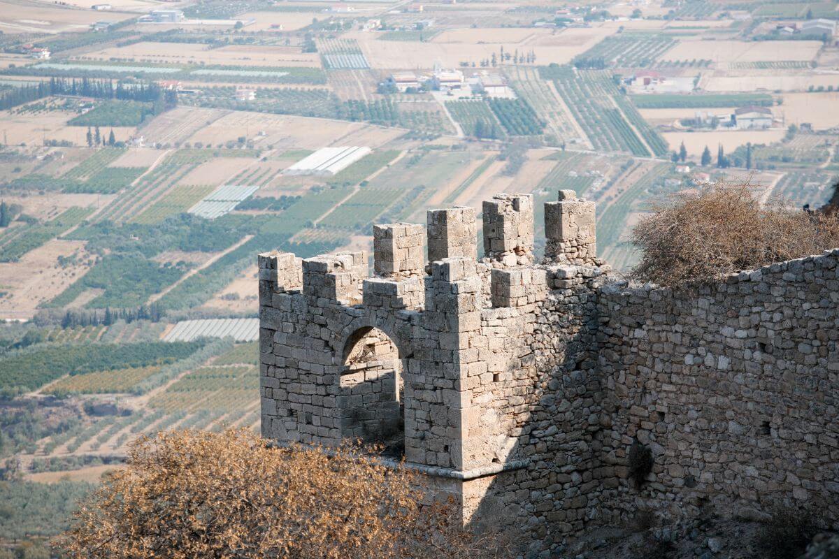 Christopher Nolan's The Odyssey movie Acrocorinth filming location in The Odyssey movie