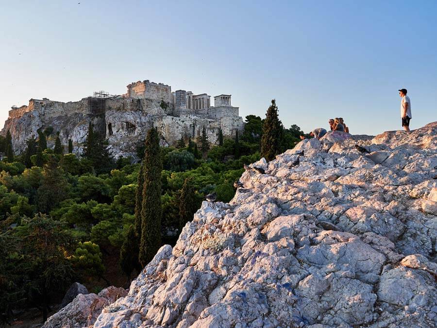 Areopagus with Acropolis Hill in the background