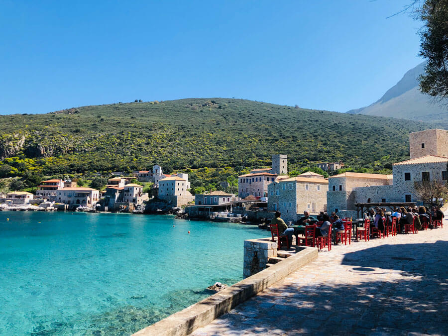 Limeni town in Mani, Peloponnese