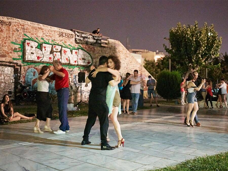 Milonga night in Athens