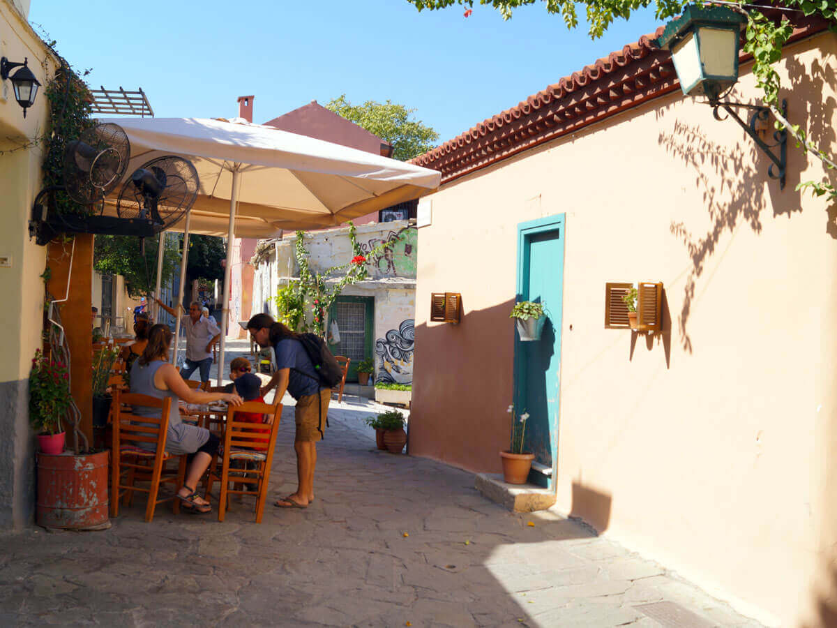 Klepsýdra restaurant in Plaka