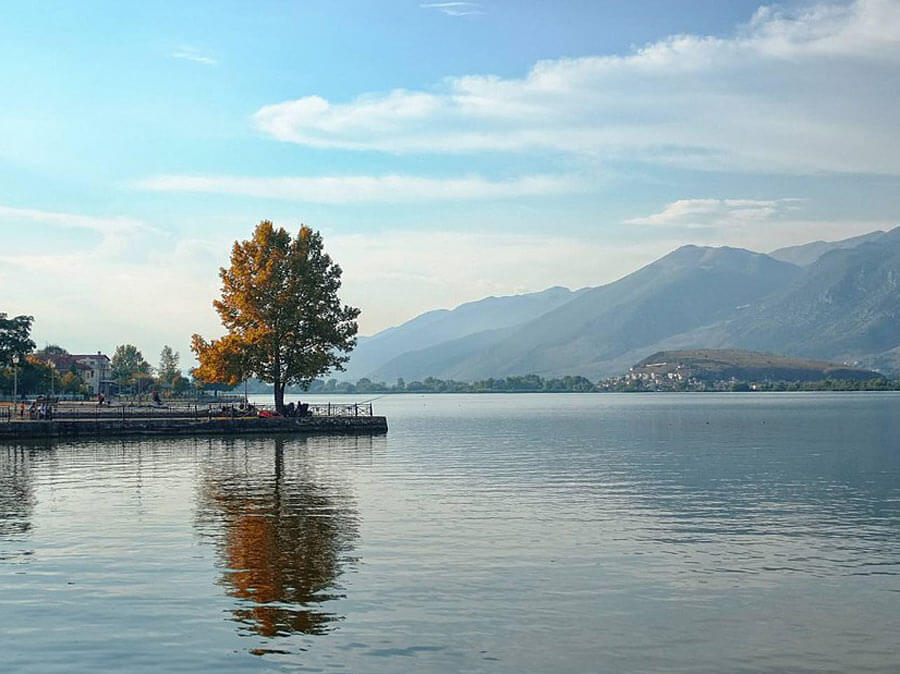 Lake Pamvotida in Ioannina