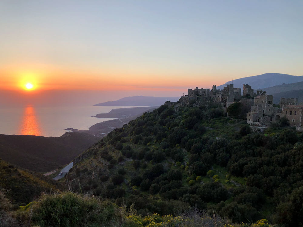 Castle-town of Vathia in Mani