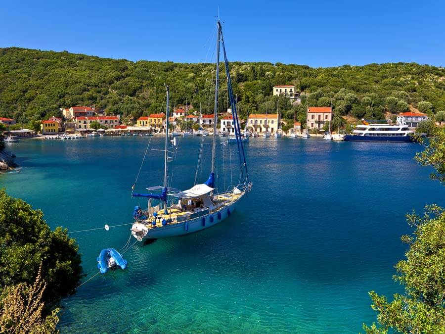 The tiny village of Frikes in Ithaca