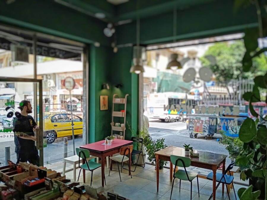 Vegan market in Athens