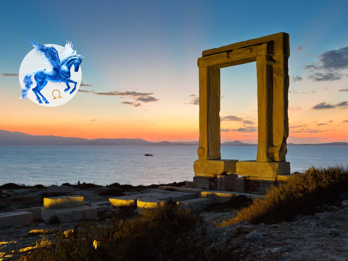 Portara of Naxos Percy Jackson mythology trip to Naxos
