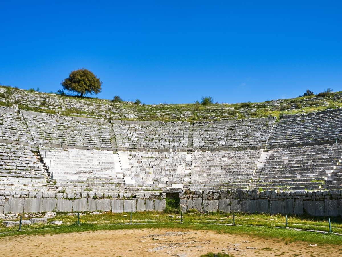 Ancient theater of Dodoni Dodoni ancient theater Greece