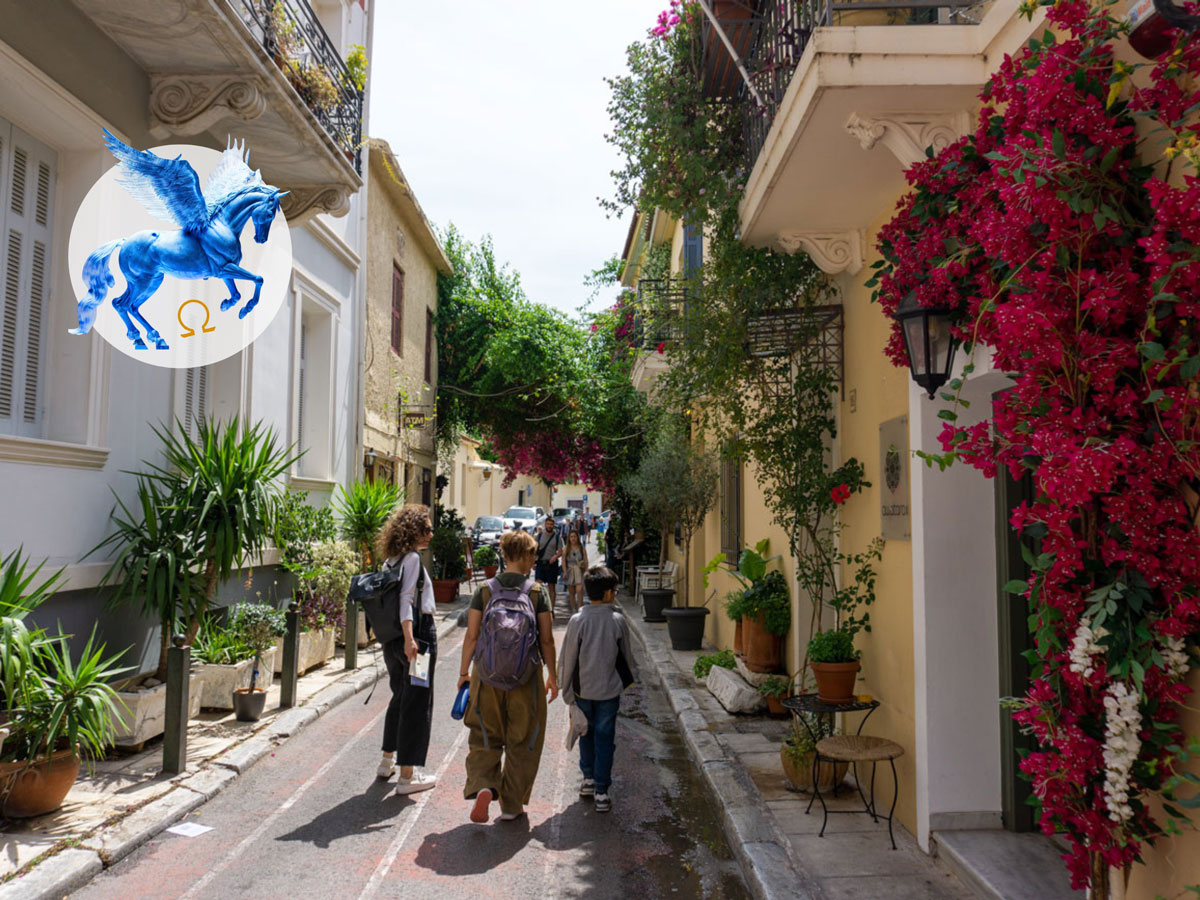 Touring Plaka neighborhood